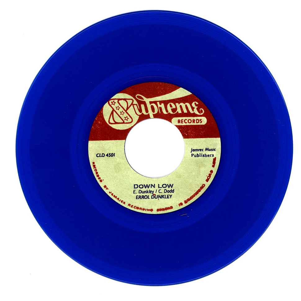 Errol Dunkley - Down Low Blue Vinyl Edition