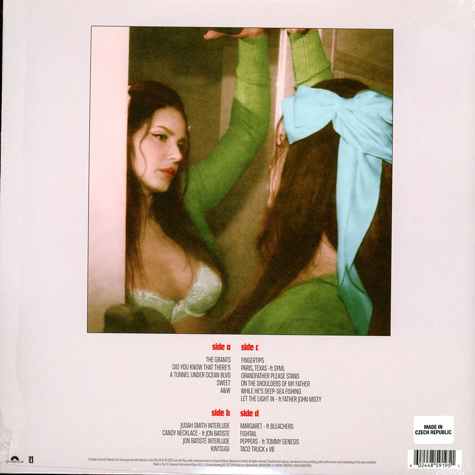 Lana Del Rey - Did You Know That There's A Tunnel Under Ocean Blvd Alternate Cover Green Vinyl Edition