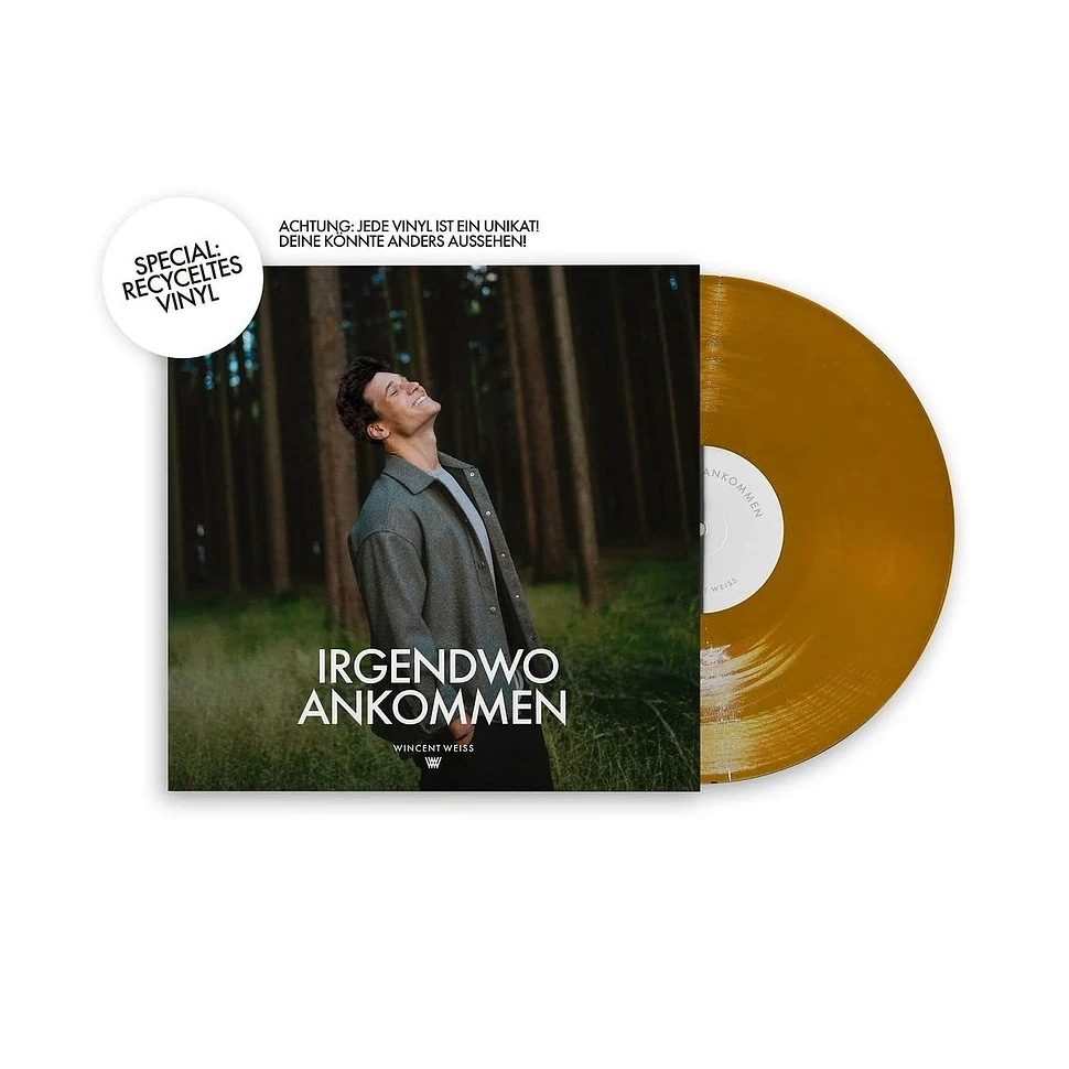 Wincent Weiss - Irgendwo Ankommen Limited Recycled Vinyl Edition