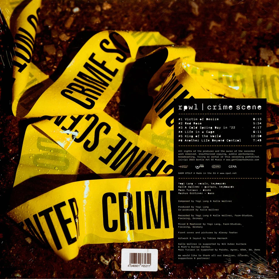 RPWL - Crime Scene Black Vinyl Edition