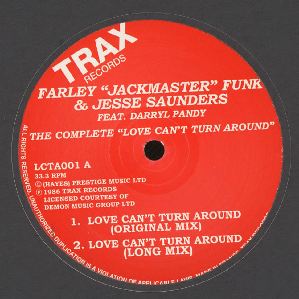 Farley "Jackmaster" Funk & Jesse Saunders Feat. Darryl Pandy - The Complete Love Can't Turn Around