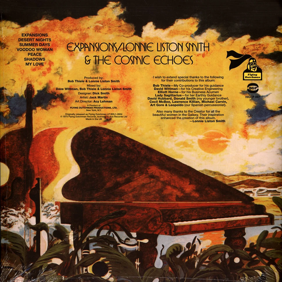 Lonnie Liston Smith & The Cosmic Echoes - Expansions HHV Exclusive Transparent Yellow Vinyl Edition