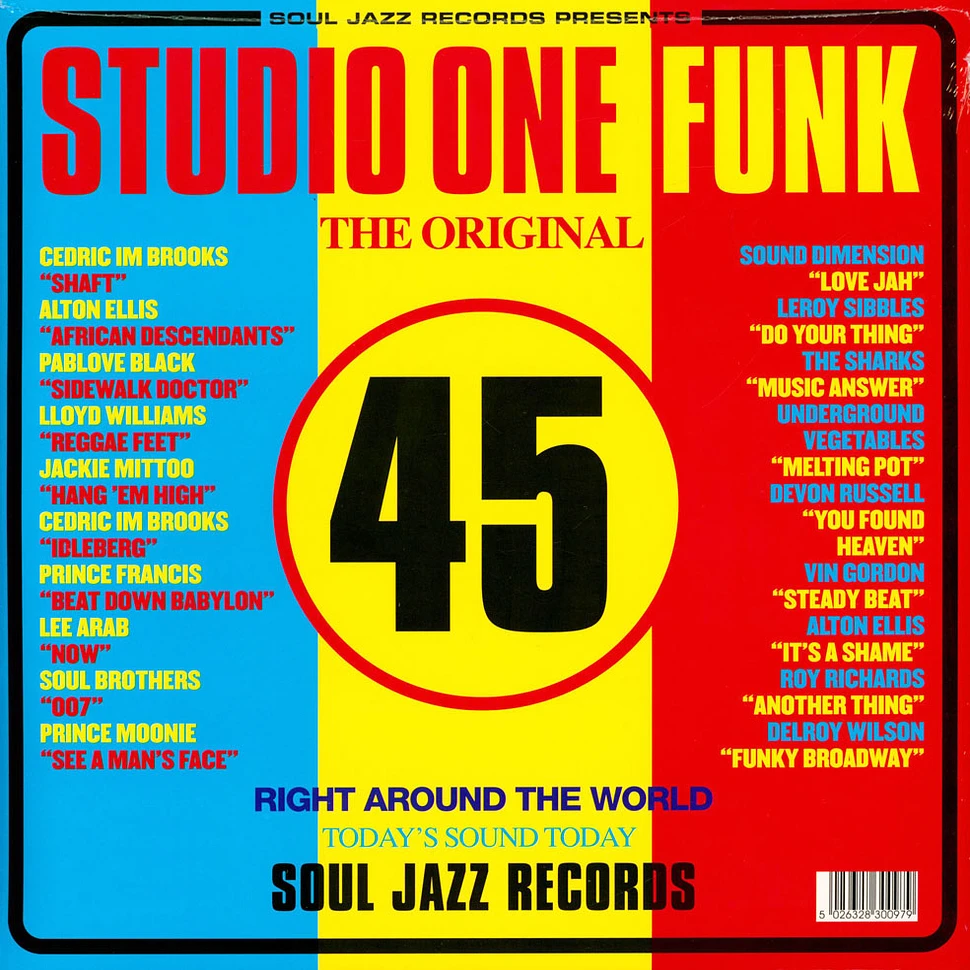 Soul Jazz Records presents - Studio One Funk Red Vinyl Edition