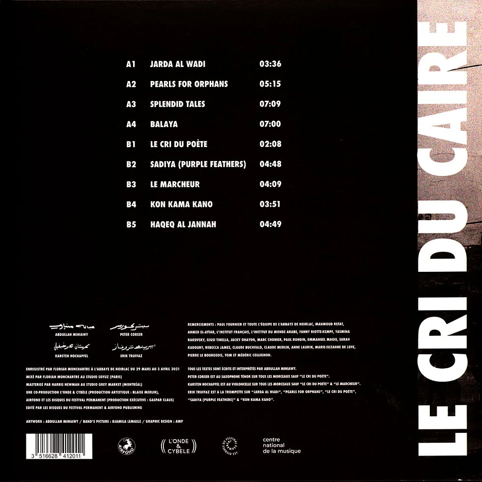 Abdullah Miniawy, Erik Truffaz, Peter Corser & Karsten Hochapfel - Le Cri Du Caire