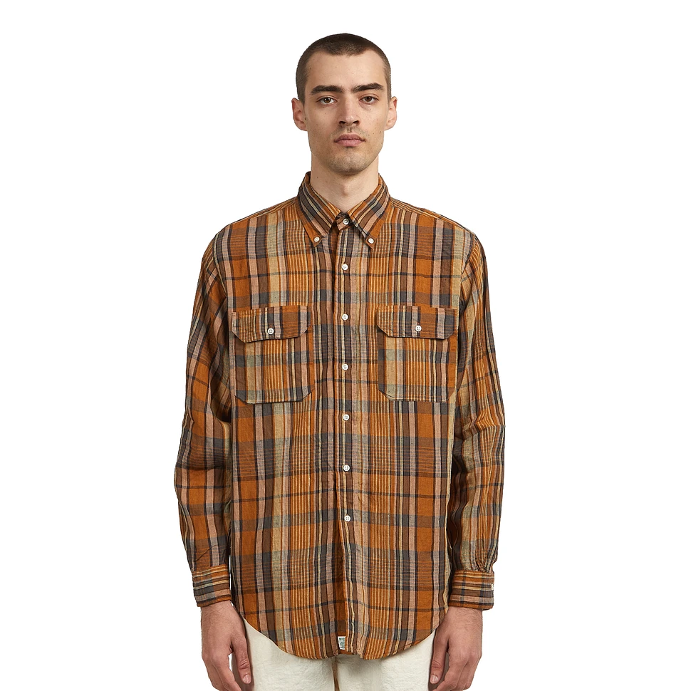 orSlow - Linen Button Down Safari Shirt