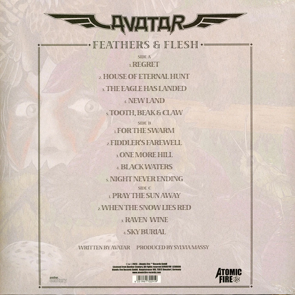 Avatar - Feathers & Flesh Purpleblack Marbled In Gatefold