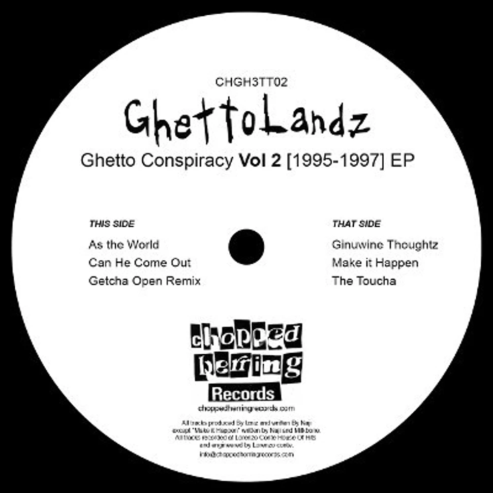 Ghettolandz - Ghetto Conspiracy Vol. 2 [1995-1997] EP