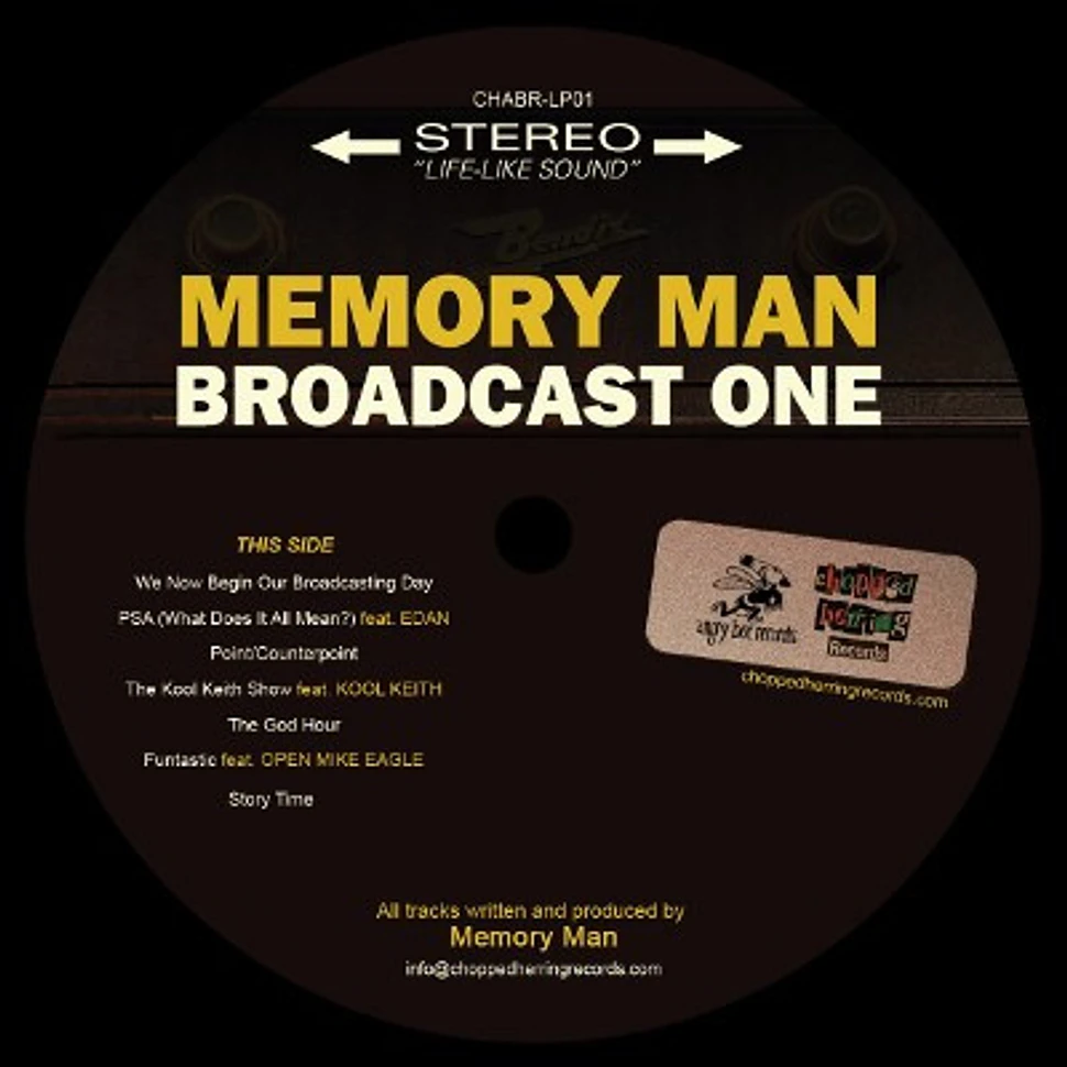 Memory Man - Broadcast One