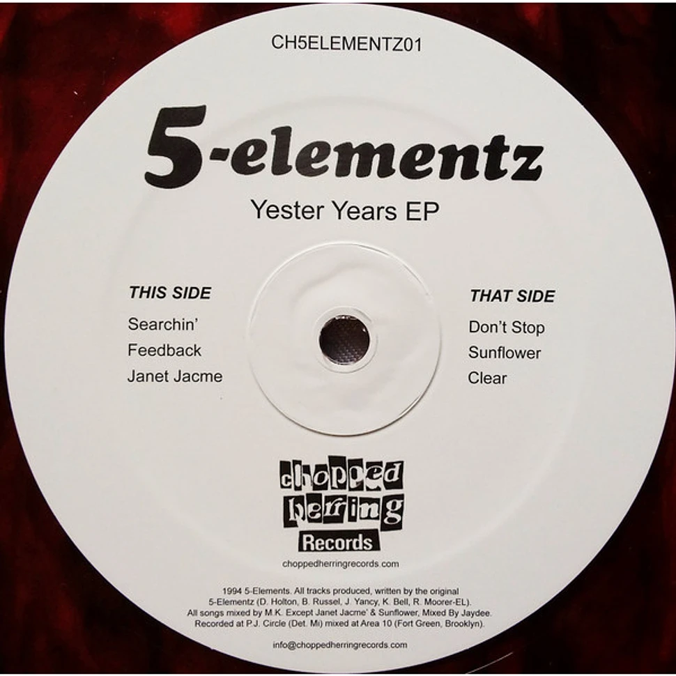 5-Elementz - Yester Years EP