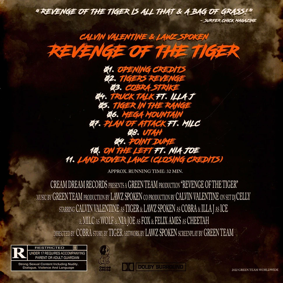 Calvin Valentine & Lawz Spoken - Revenge Of The Tiger