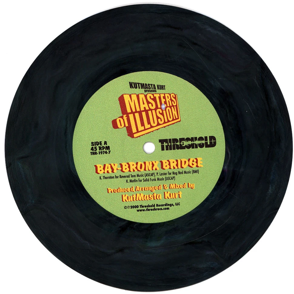 Kutmasta Kurt Pres. Masters Of Illusion - Bay-Bronx Bridge HHV Exclusive Blue Swirl Vinyl Edition