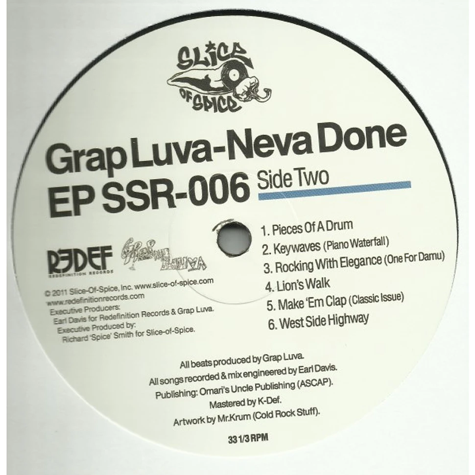 Grap Luva - Neva Done EP