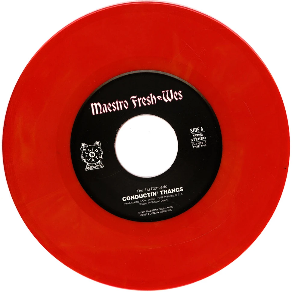 Maestro Fresh Wes - Conductin' Thangs Red Vinyl Edition