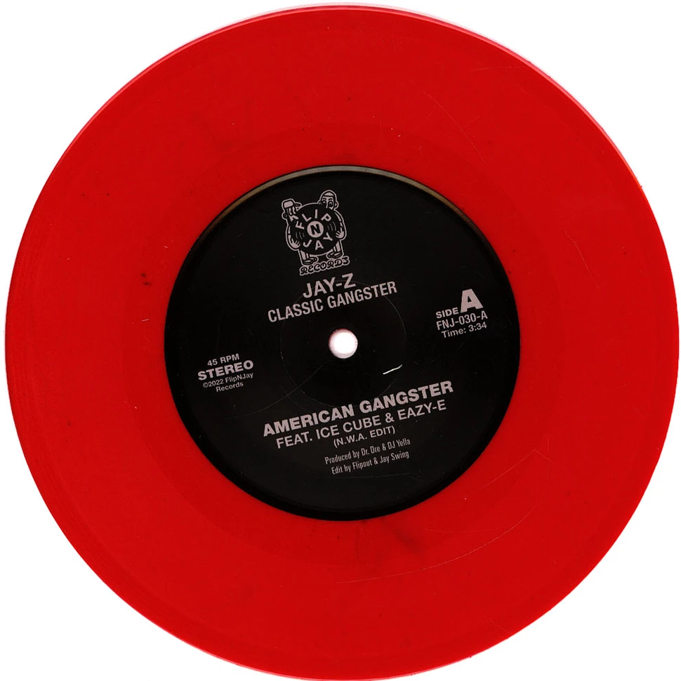 Jay-Z - American Gangster / American Dreamin Classic Gangster Edits By Flipout & Jay Swing Red Vinyl Edition