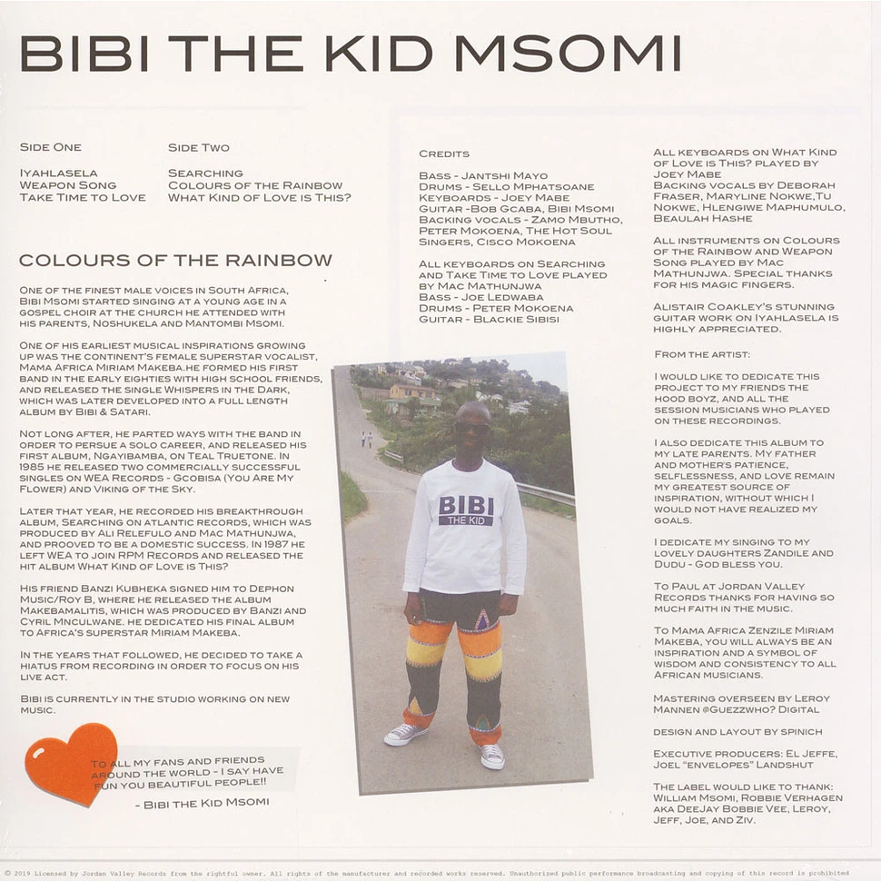 Bibi Msomi - Colours Of The Rainbow