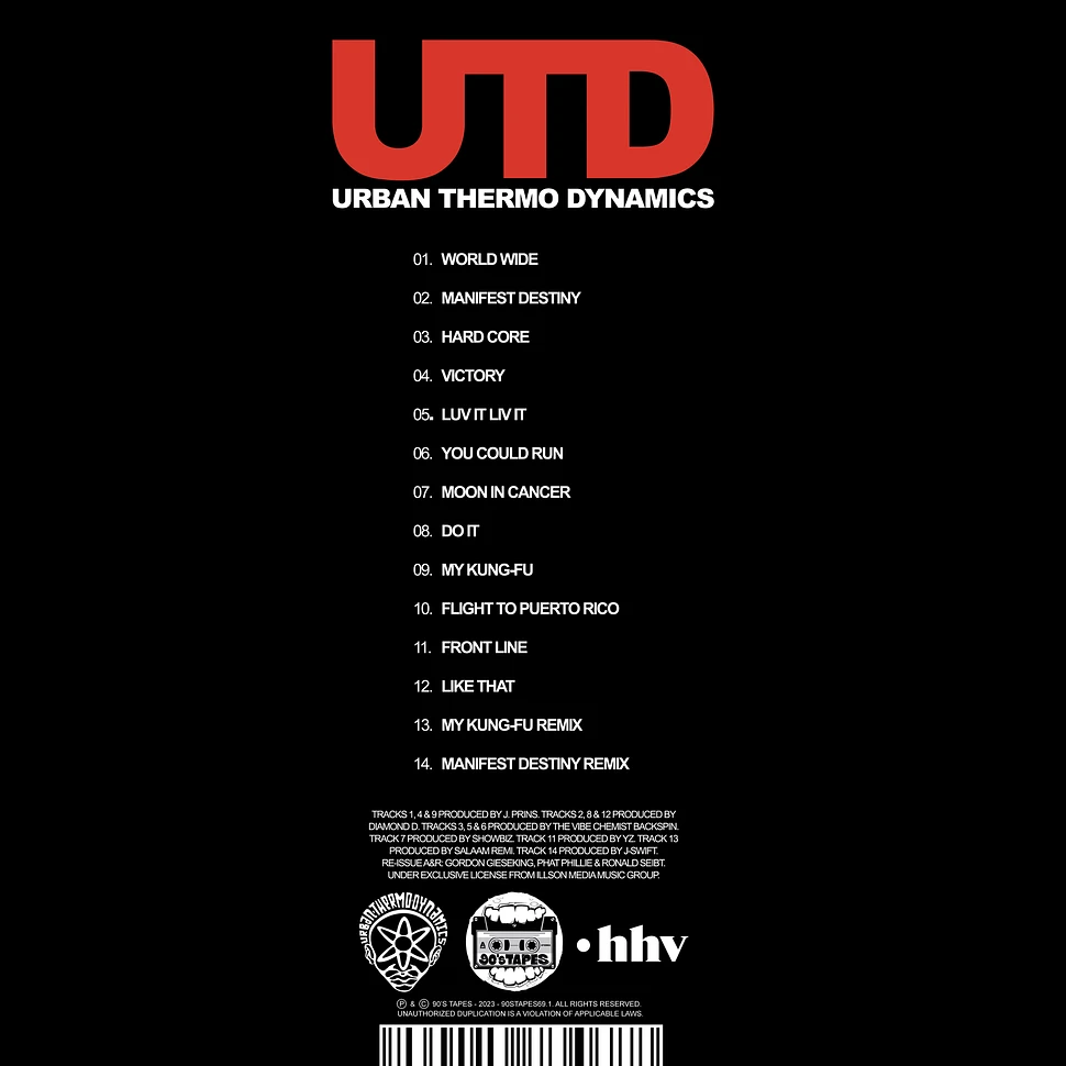 Urban Thermo Dynamics - Manifest Destiny - Vinyl 2LP - 2023 - EU 