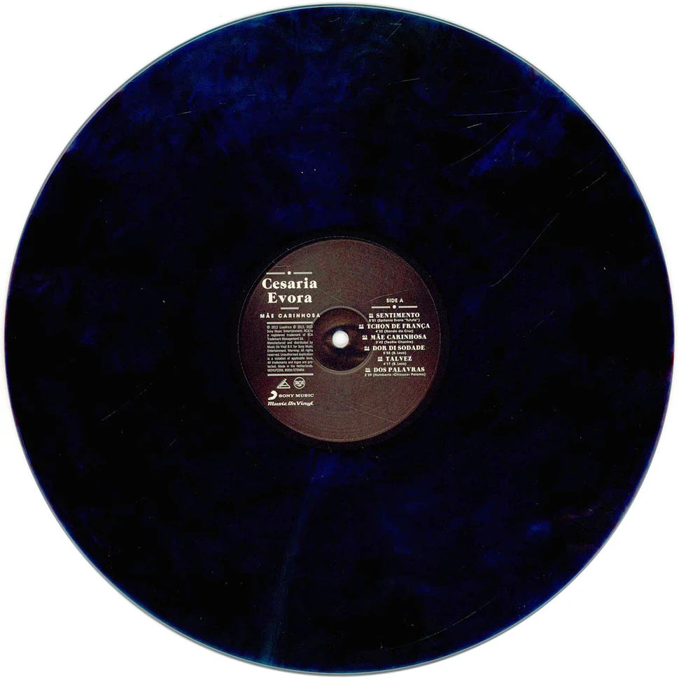 Cesaria Evora - Mae Carinhosa Blue & Red Marbled Vinyl Edition