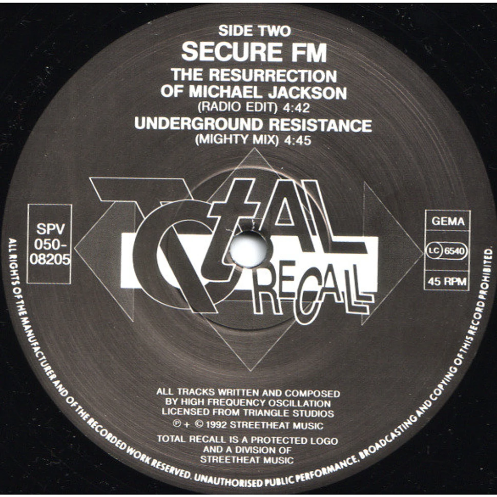 Secure FM - The Resurrection Of Michael Jackson
