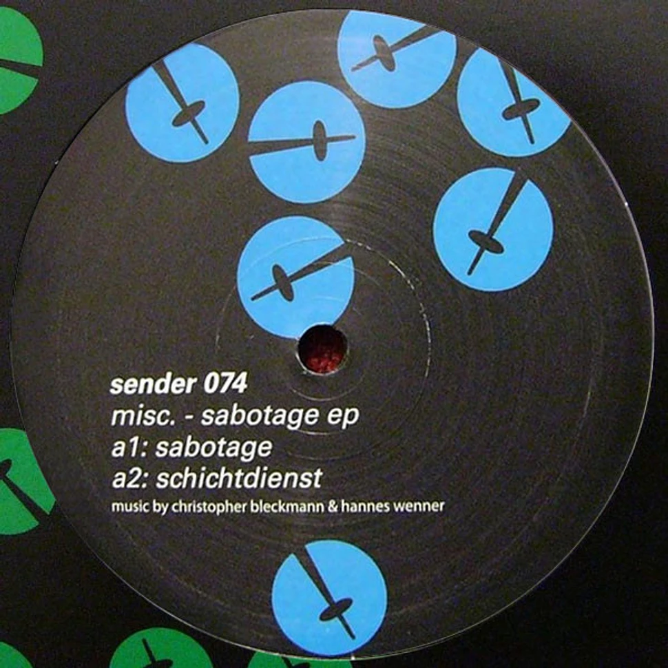 Misc. - Sabotage EP
