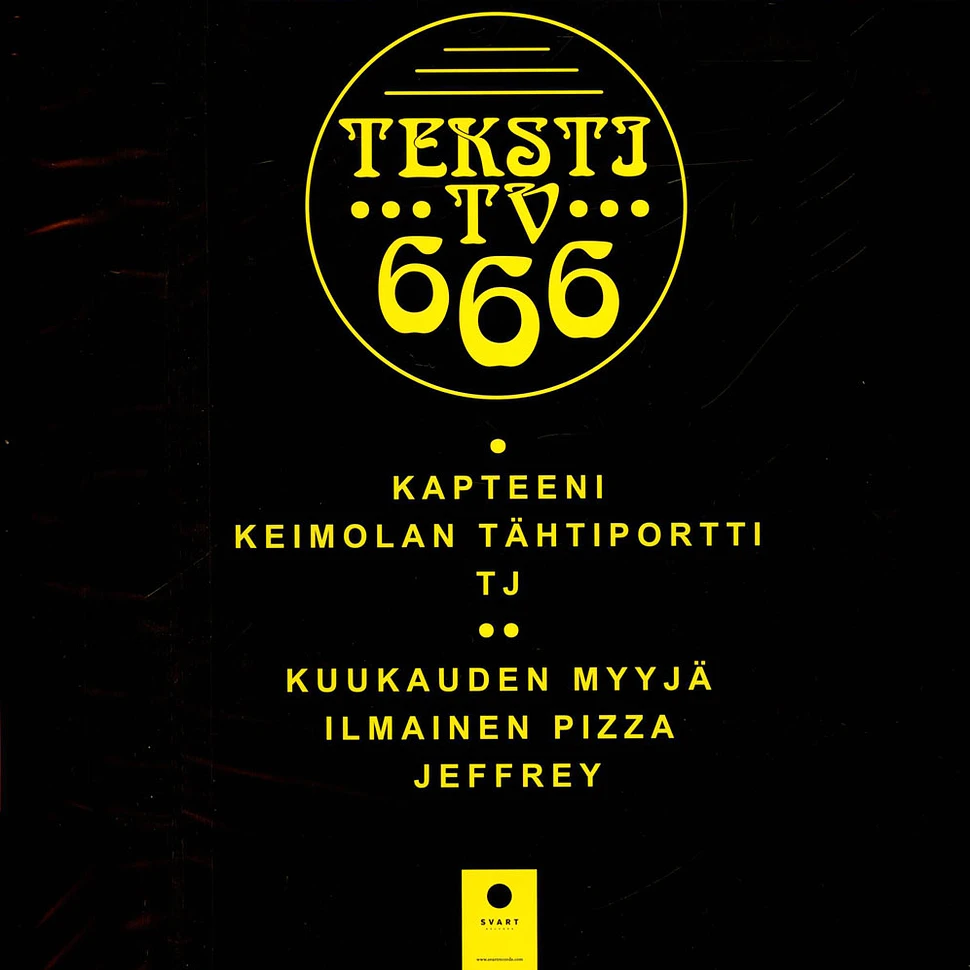 Teksti-Tv 666 - Vapauden Tasavalta Black Vinyl Edition