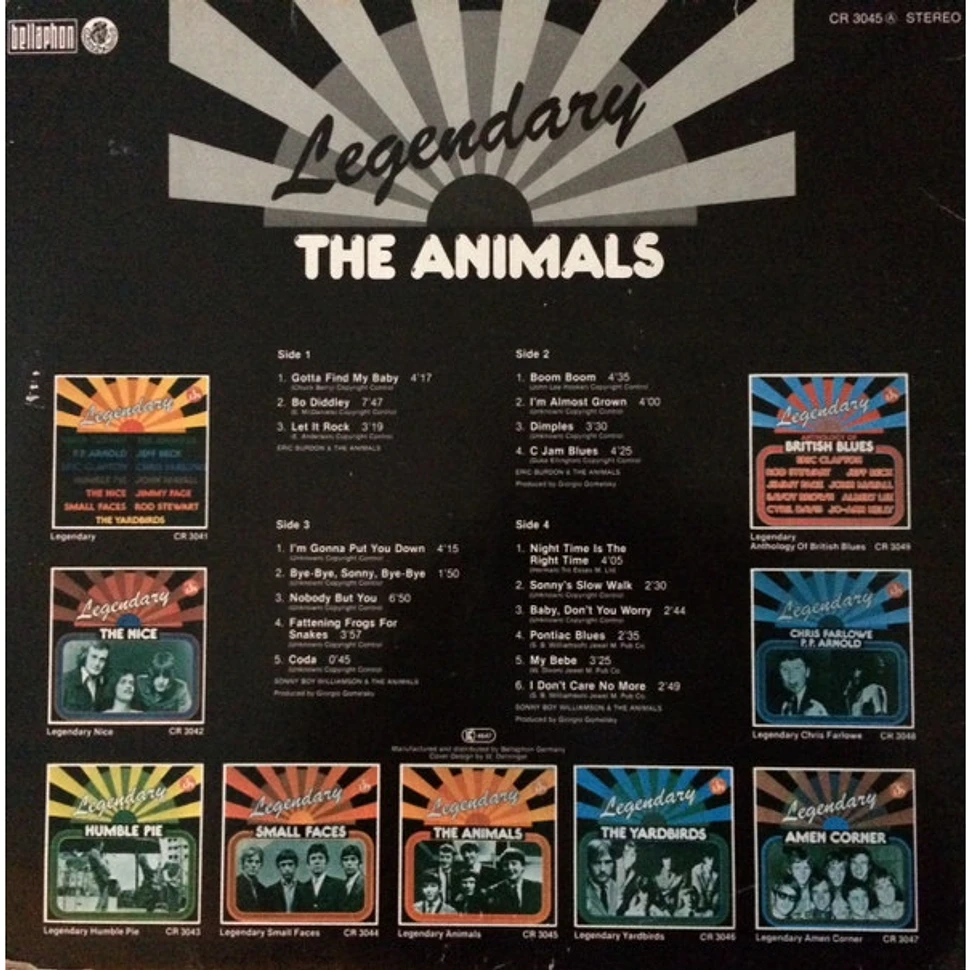 The Animals - Eric Burdon & The Animals / The Animals & Sonny Boy Williamson