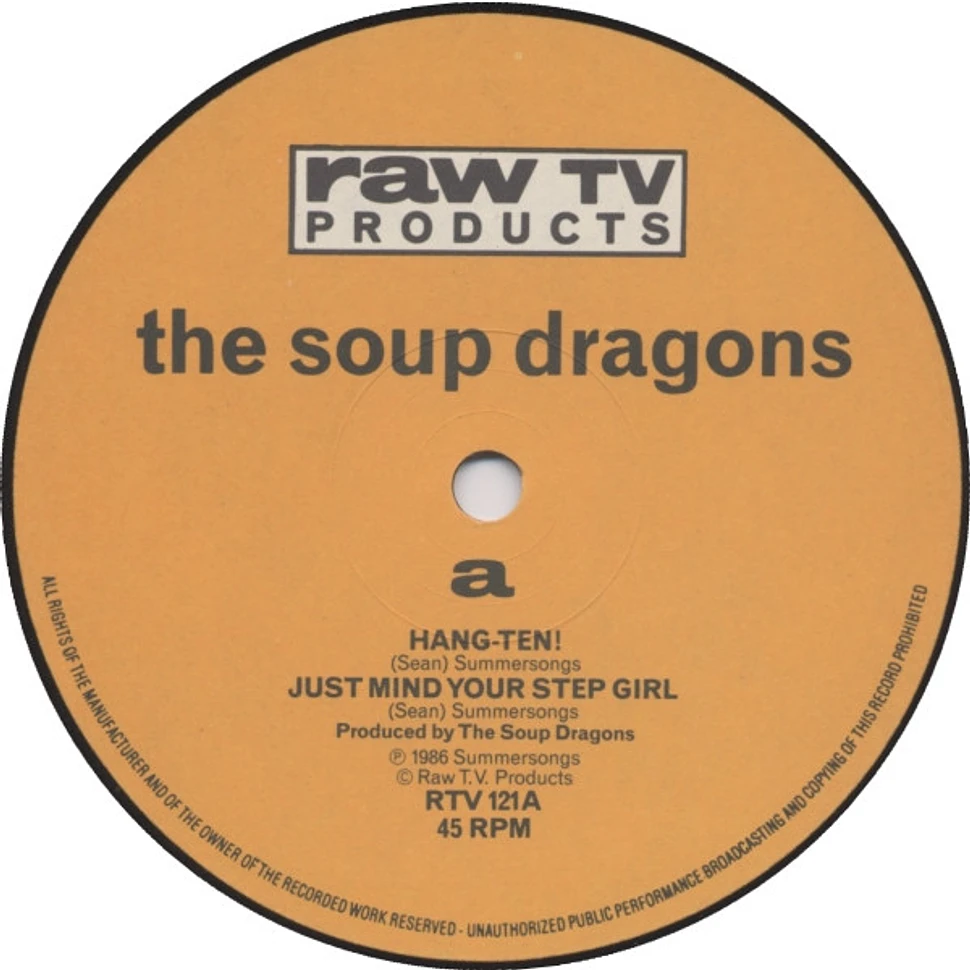 The Soup Dragons - Hang-Ten! E.P.