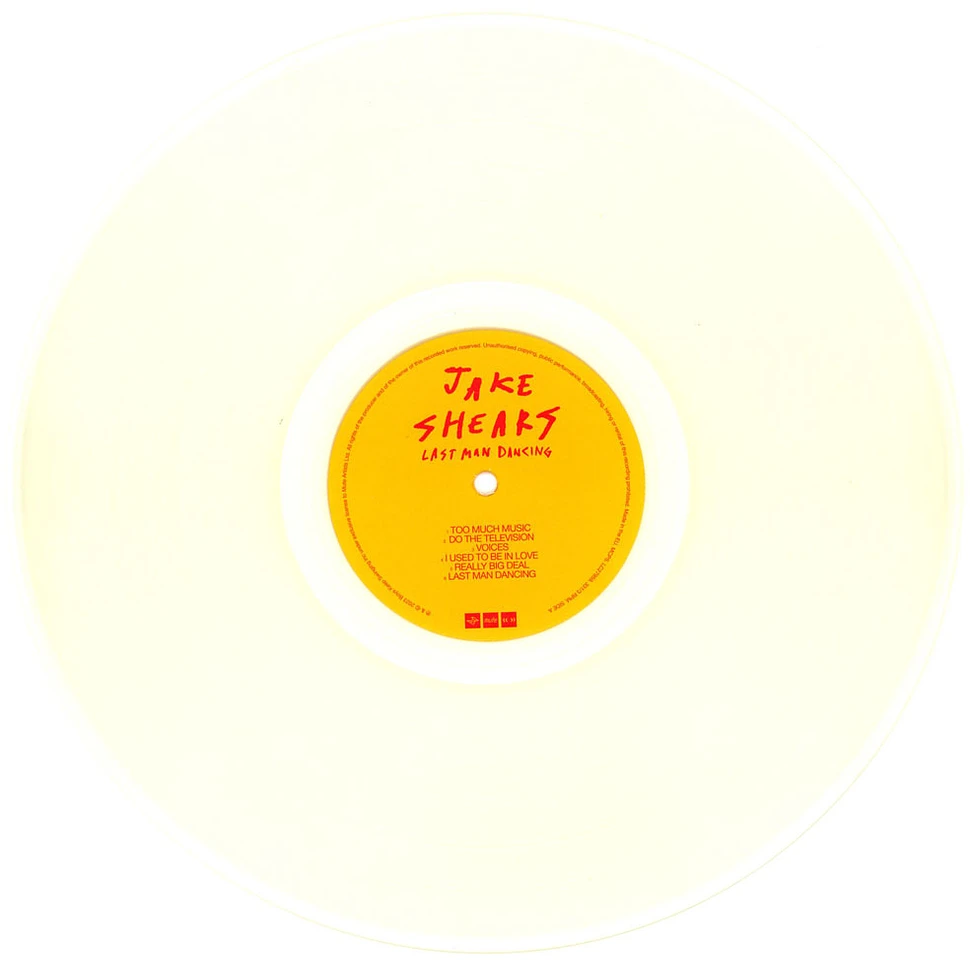 Jake Shears - Last Man Dancing Clear Vinyl Edition
