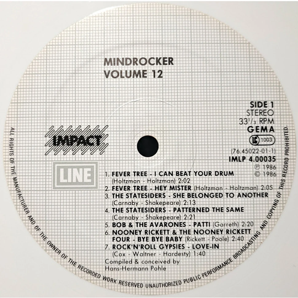 V.A. - Mindrocker (A US-Punk Anthology) Vol. 12 - Fourteen Rare Tracks