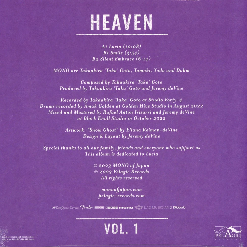 Mono - Heaven Vol.1 Black Vinyl Edition