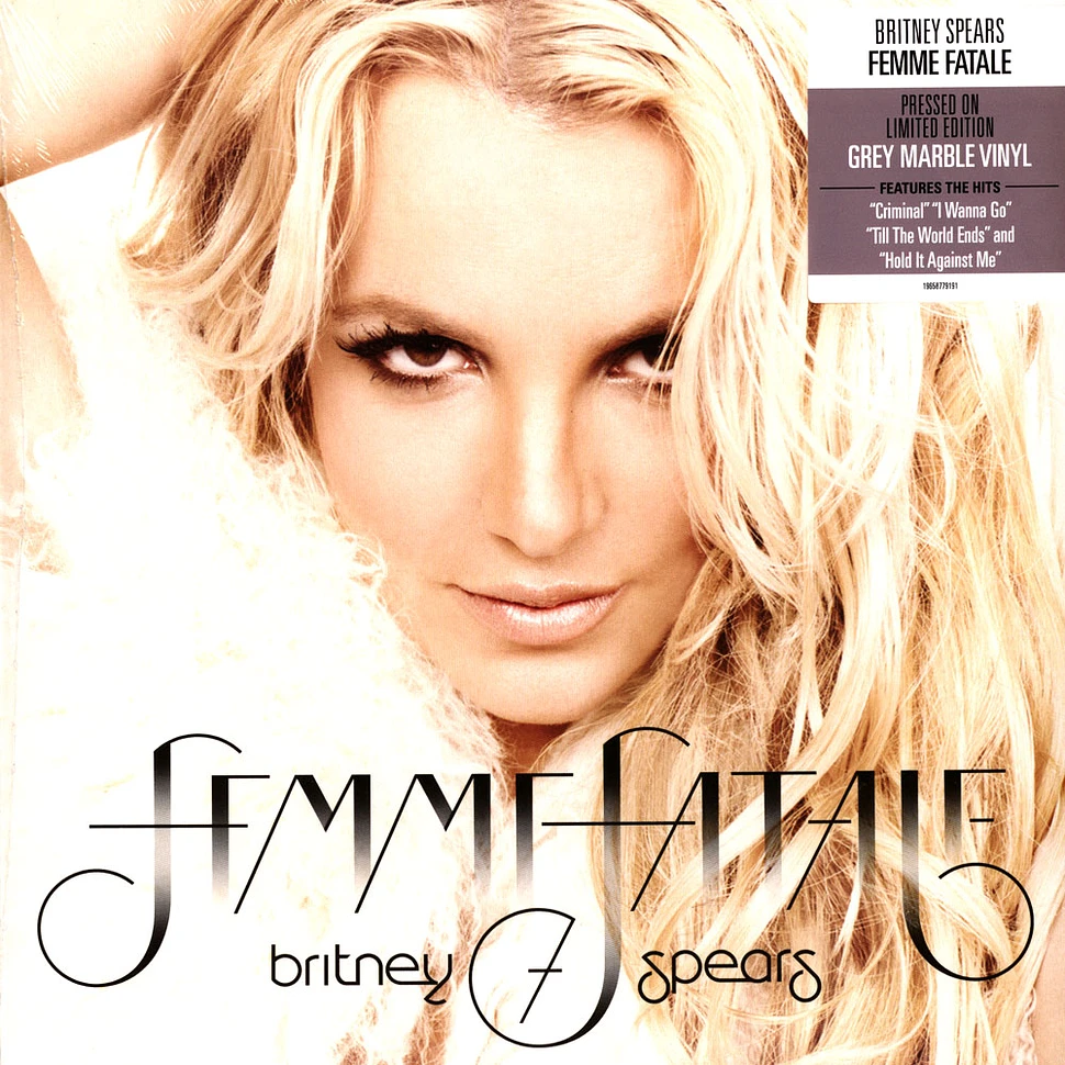 Britney Spears - Femme Fatale Marble White & Black Vinyl Edition