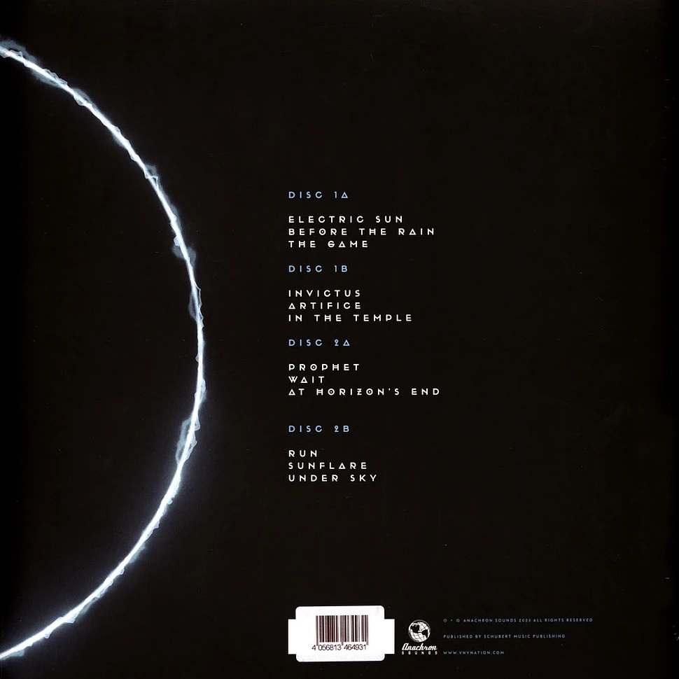 VNV Nation Electric Sun Curacao Blue Vinyl Edition Vinyl 2LP 2023 EU Original HHV