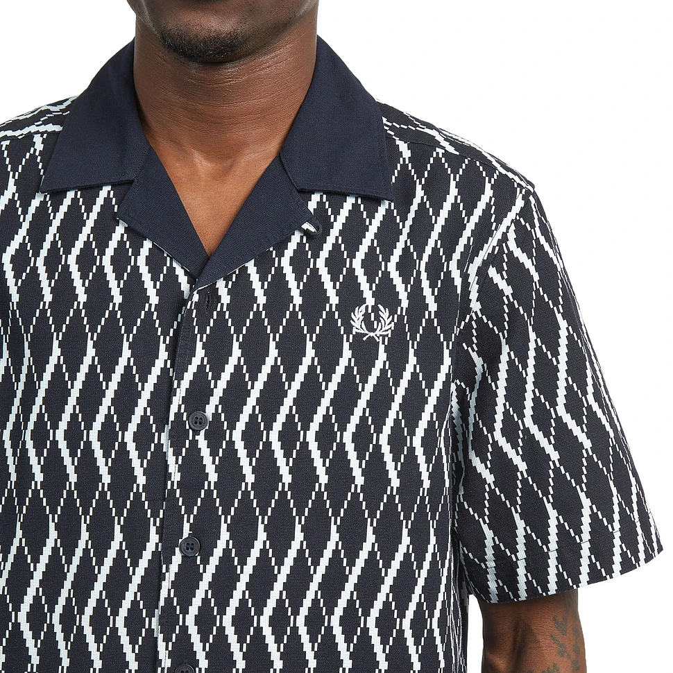 Fred Perry - Argyle Print Revere Shirt