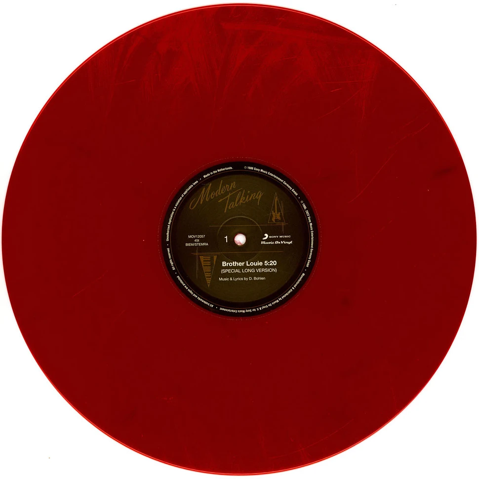 Modern Talking - Brother Louie Red Vinyl Edition