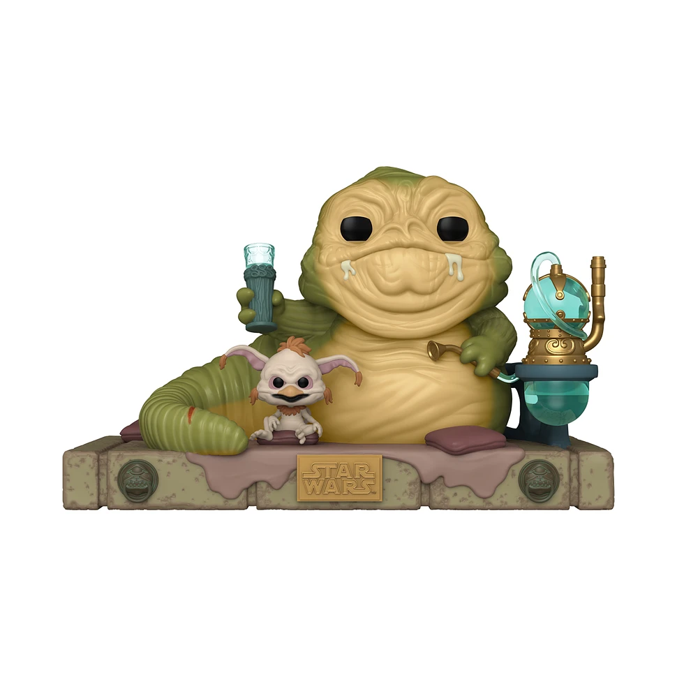 Funko - POP Movie Moment: RotJ 40th - Jabba the Hutt w/ Salacious B. Crumb