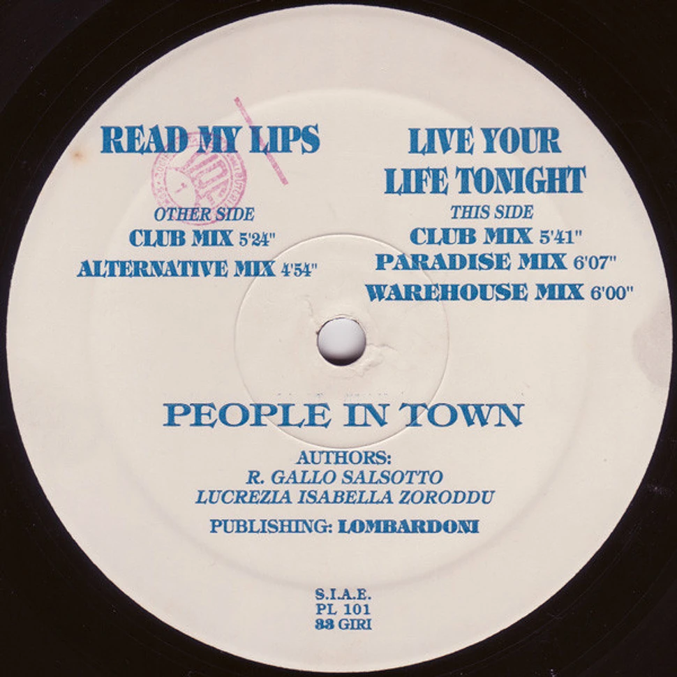 People In Town - Read My Lips