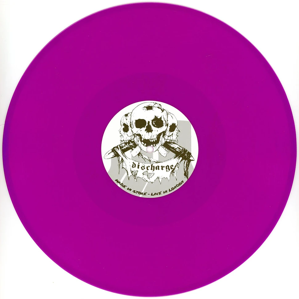 Discharge - Music Machine 28/10/80 - First London Gig Transparent Purple Vinyl Edition