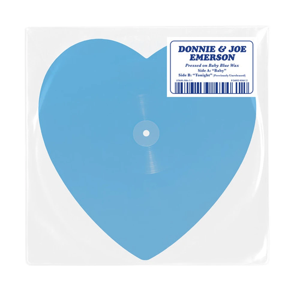 Donnie & Joe Emerson - Baby Heart Shaped Baby Blue Vinyl Edition