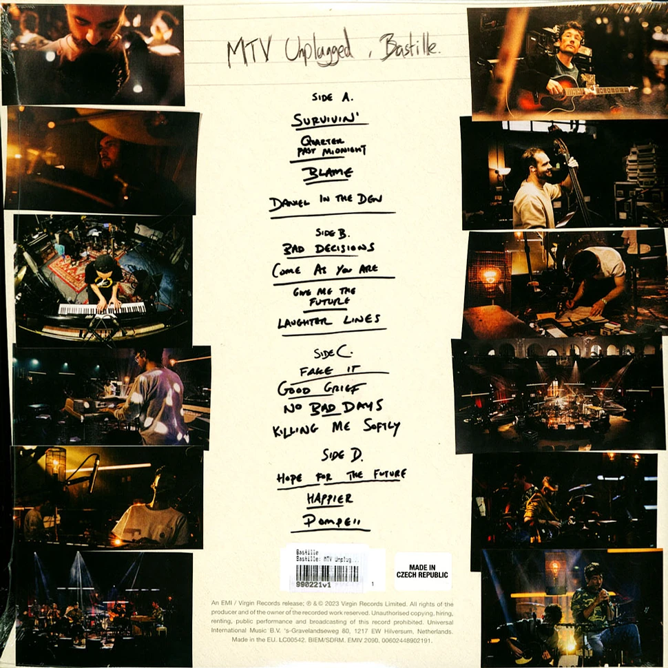 Bastille - Bastille: MTV Unplugged Record Store Day 2023 Edition