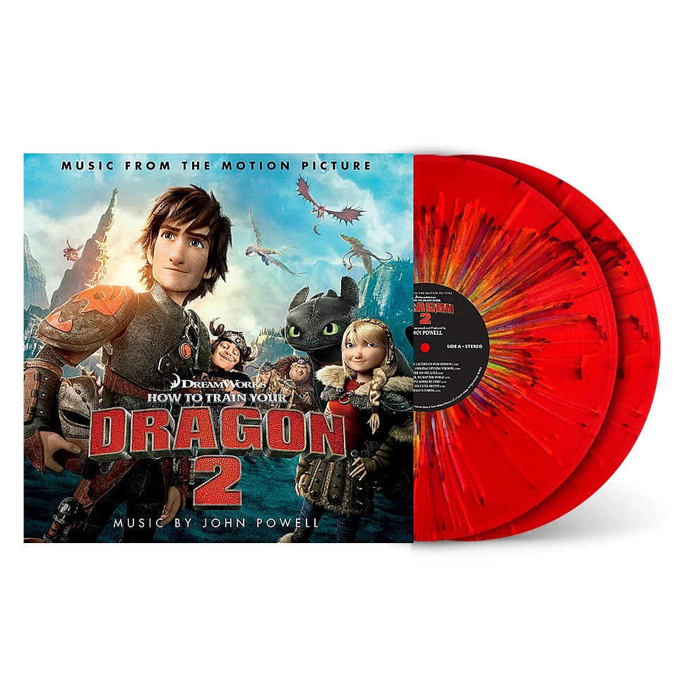 John Powell - OST How To Train Your Dragon 2 Record Store Day 2023 Red Multicolored Vinyl Edition
