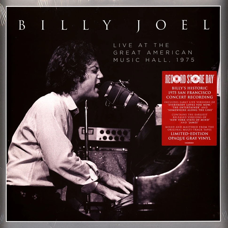 Billy Joel Live At The Great American Music Hall 1975 Record Store