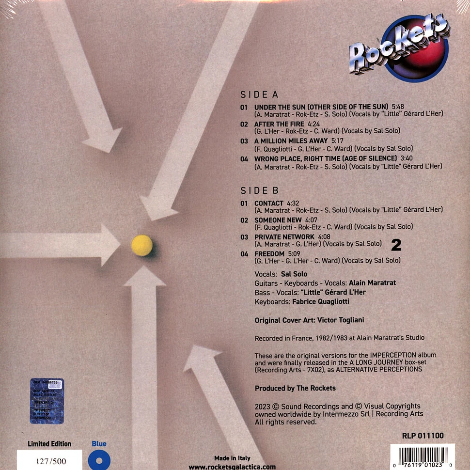 Rockets - Imperception Blue Vinyl Edition