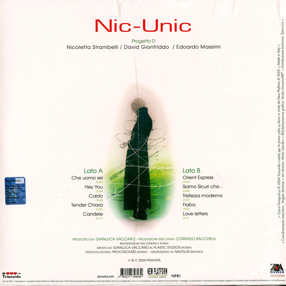 Patty Pravo - Nic Unic Colored Vinyl Edition
