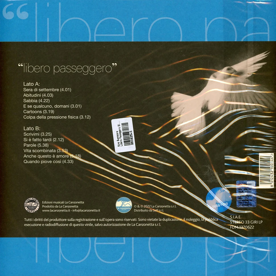 Nino Buonocore - Libero Passeggero Blue Vinyl Edition