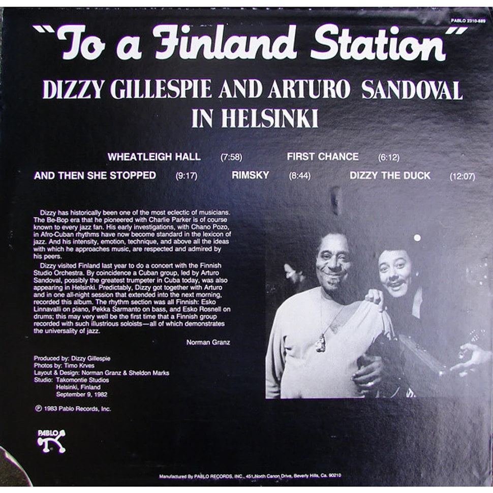 Dizzy Gillespie & Arturo Sandoval - To A Finland Station