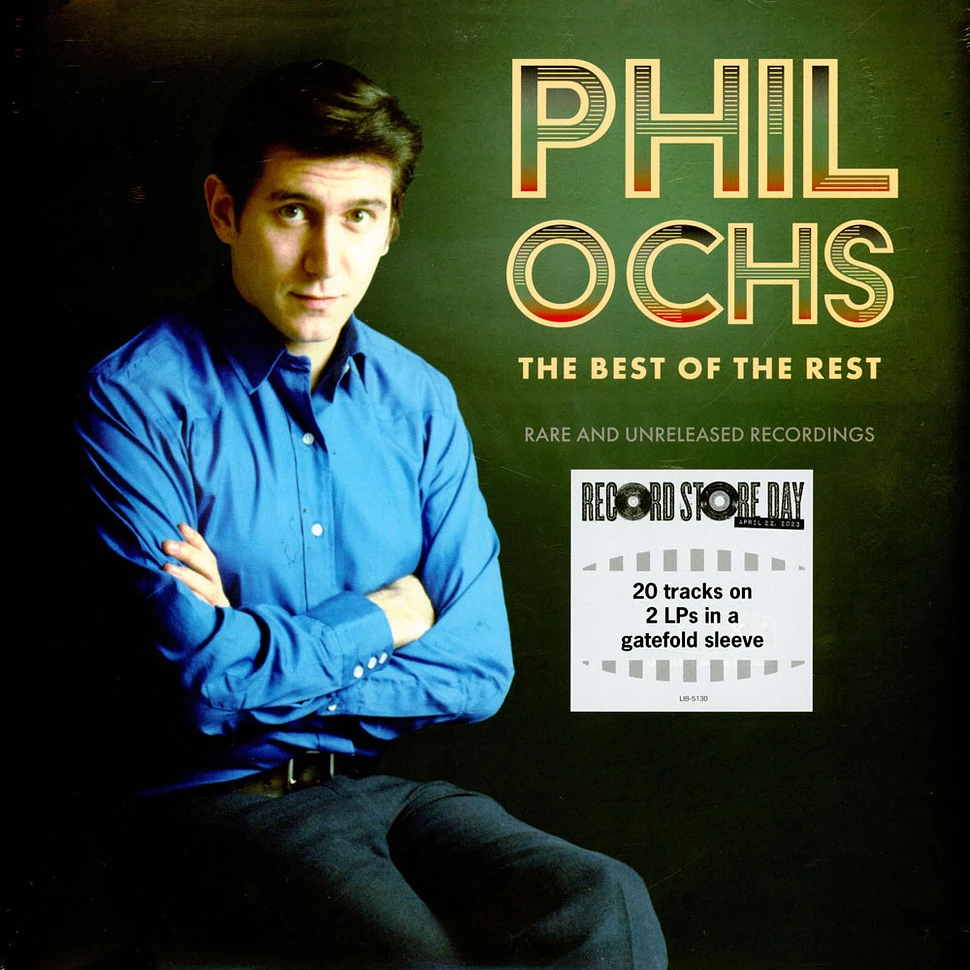 Phil Ochs - Best Of The Rest: Rare And Unreleased Recordings Record Store Day 2023 Edition