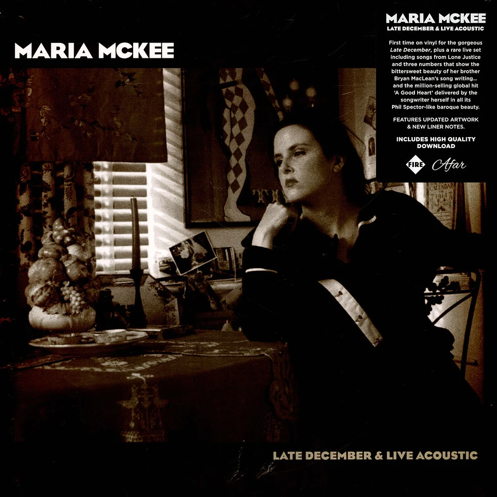 Maria McKee Late December/Live Acoustic Record Store Day 2023 Edition