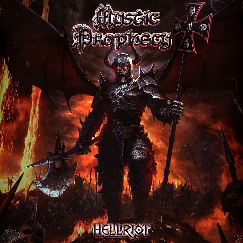 Mystic Prophecy - Hellriot Picture Black / Red Cross Vinyl Edition