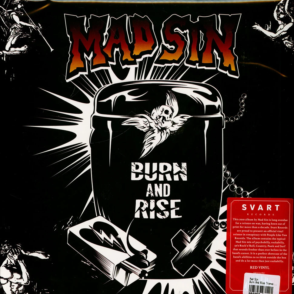 Mad Sin - Burn And Rise Transparent Red Edition