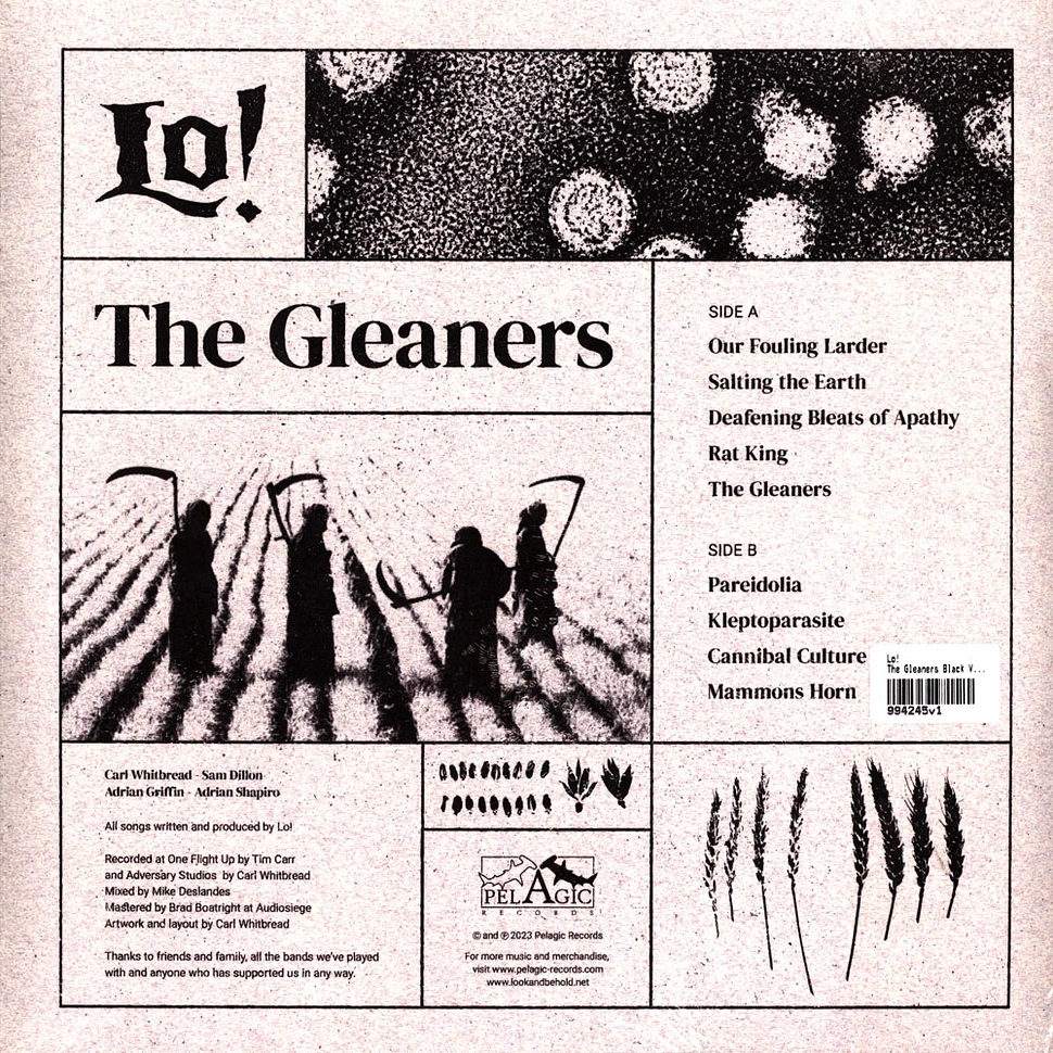 Lo! - The Gleaners Black Vinyl Edition