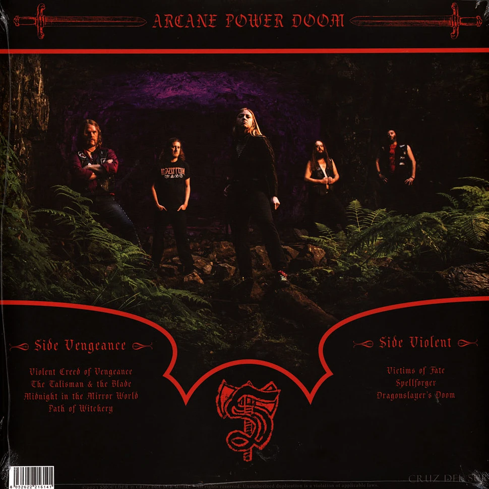 Smoulder - Violent Creed Of Vengeance Black Vinyl Edition